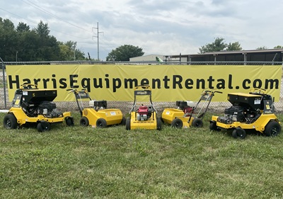 Visit Harris Rental & Sales to view our extensive equipment rental selection